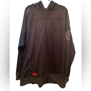 Nike men’s , LeBron James black hoodie XXL, front pockets with zipper